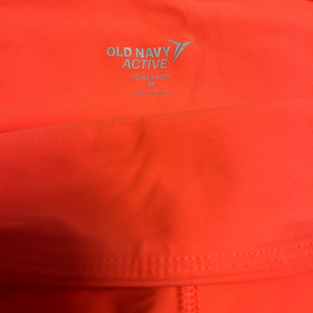 Old Navy Active Powersoft Leggings - Vivid Orange